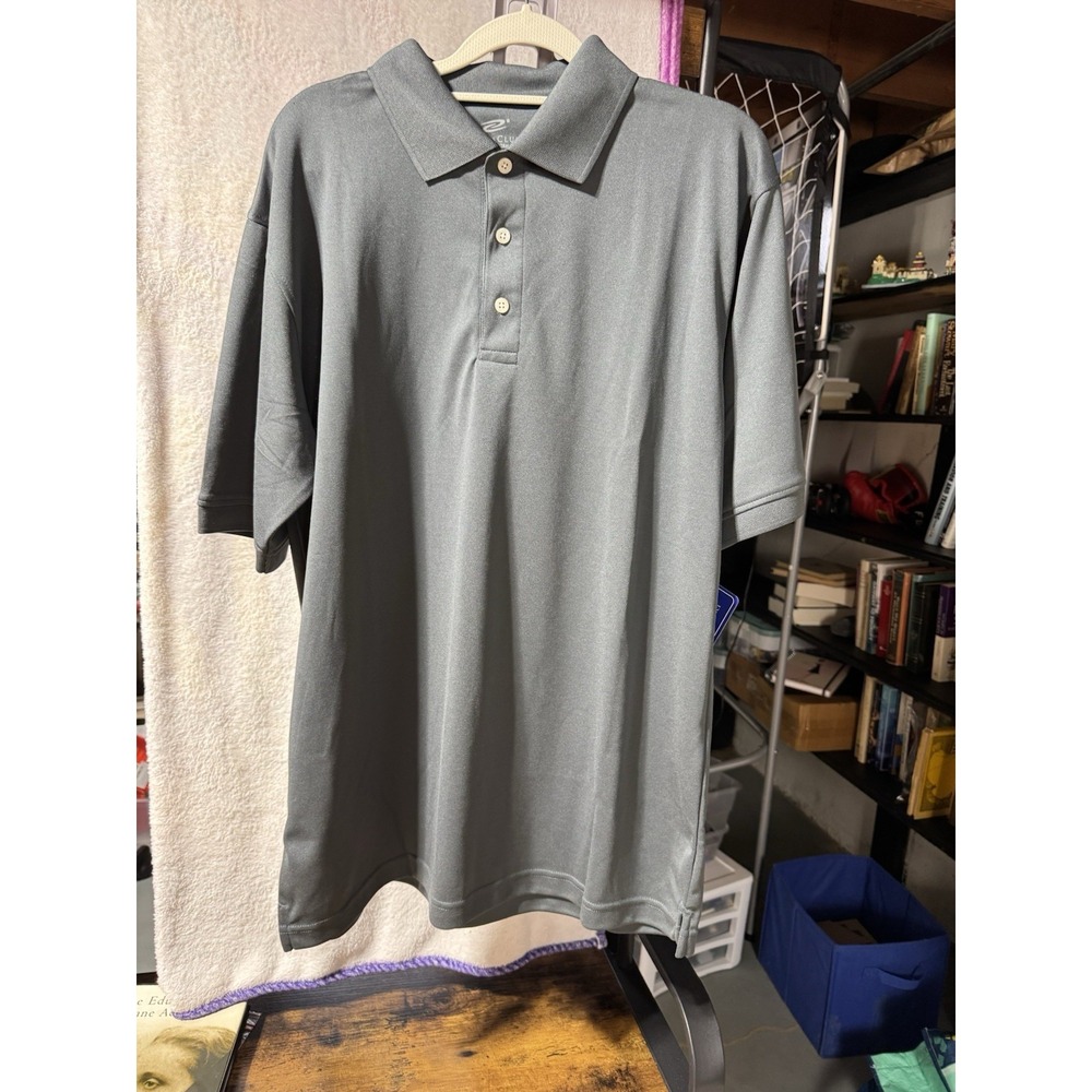 Ultra‎ Club Platinum Performance Dark Gray Men's Med Golf Shirt NWT
